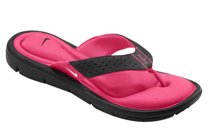 meet the nike comfort thong sandal this sandal is made